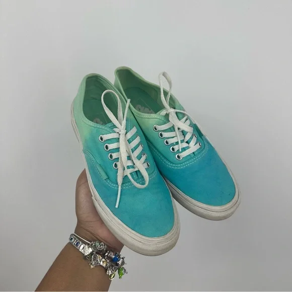 Vans Blue Ombre Skate Slip Ons Size Woman’s 6 - Picture 3 of 10